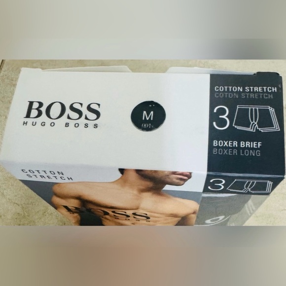 Boss Hugo Boss Cotton Stretch Boxer Briefs Long - Picture 6 of 9